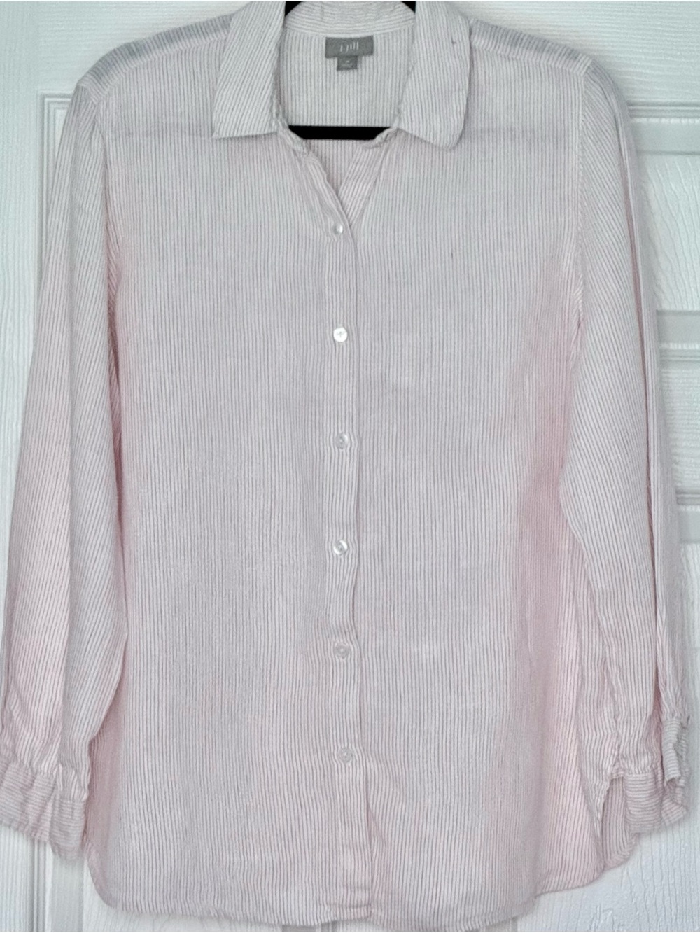 J.Jill Linen striped shirt